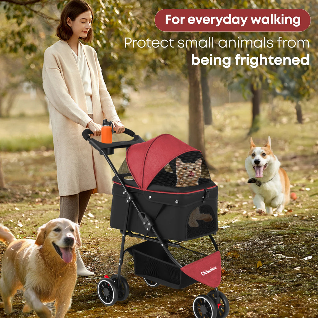 Pet Stroller For Outdoor Travel
