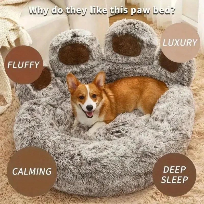 Warm Comfortable Soft Dog Round Bed.