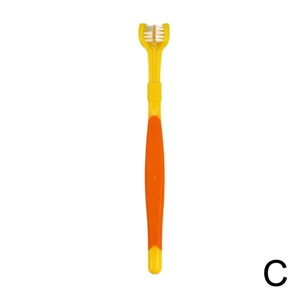 Three Sided Pet Toothbrush