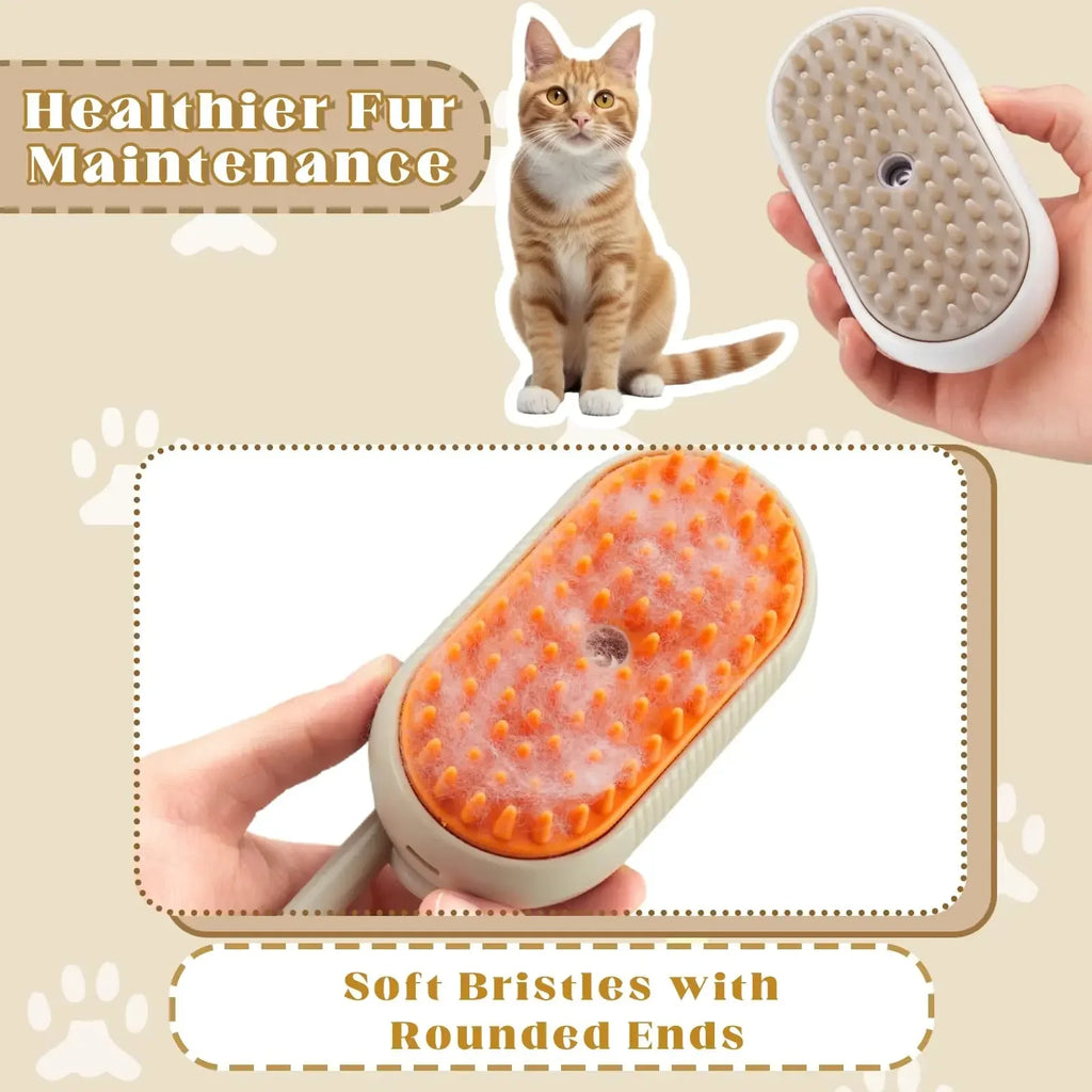 3-in-1 Pet Grooming Brush