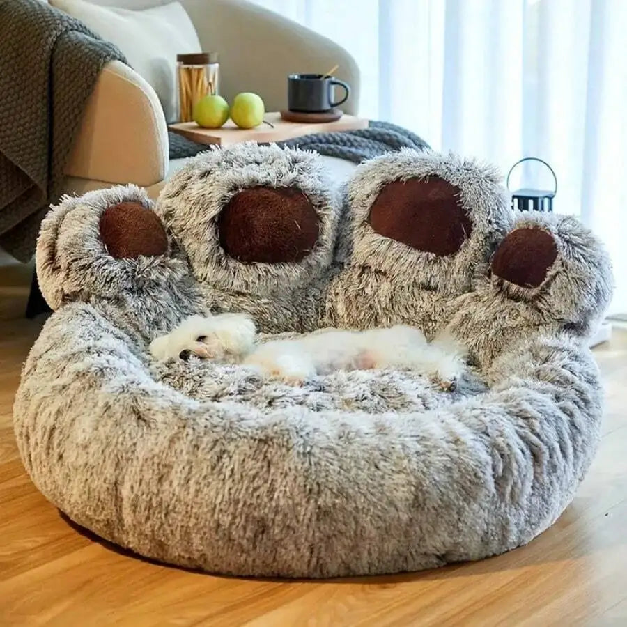 Warm Comfortable Soft Dog Round Bed.