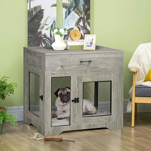 Dog Crate Furniture Kennel End Table
