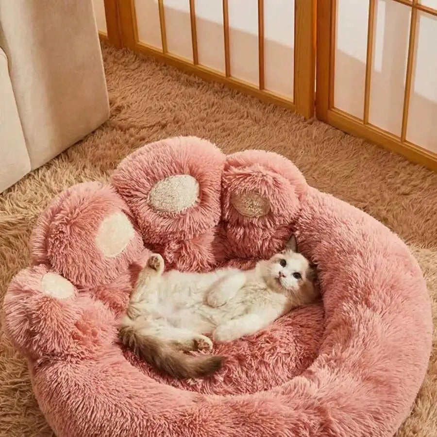Warm Comfortable Soft Dog Round Bed.