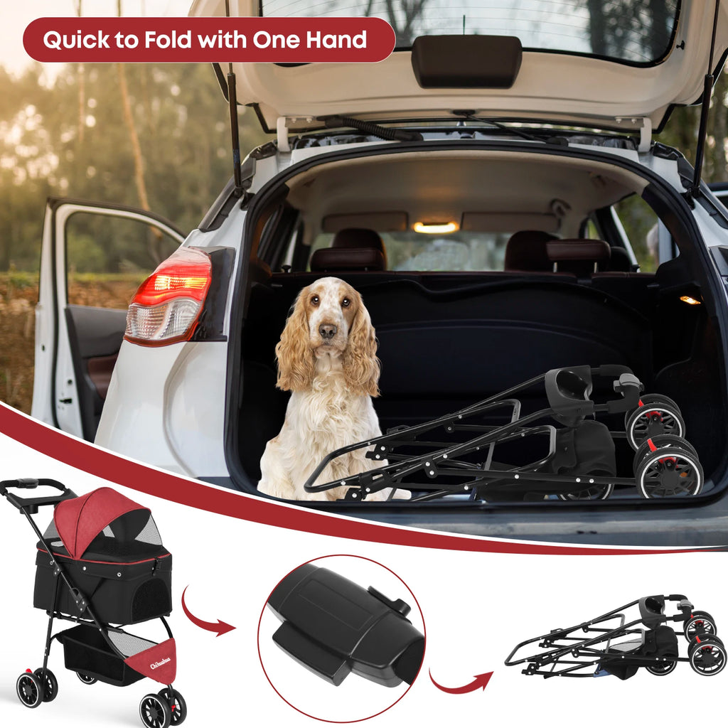 Pet Stroller For Outdoor Travel