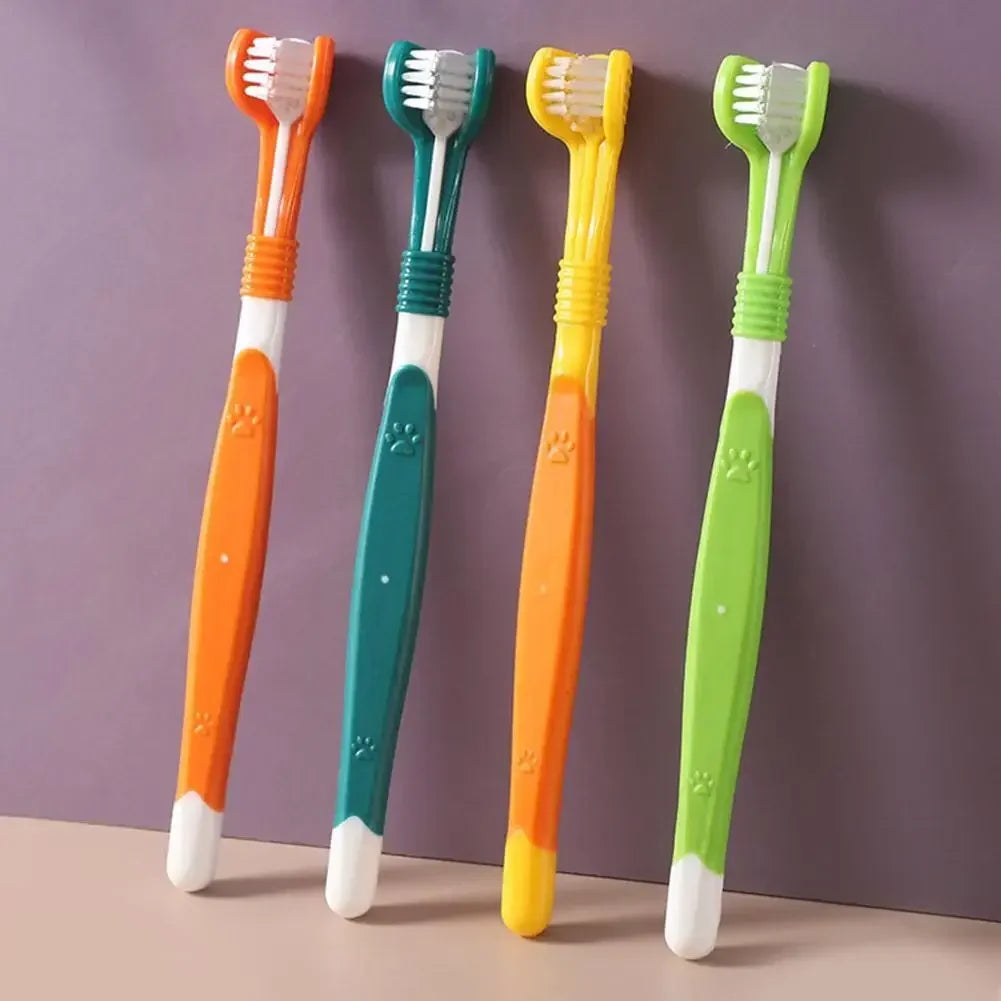 Three Sided Pet Toothbrush