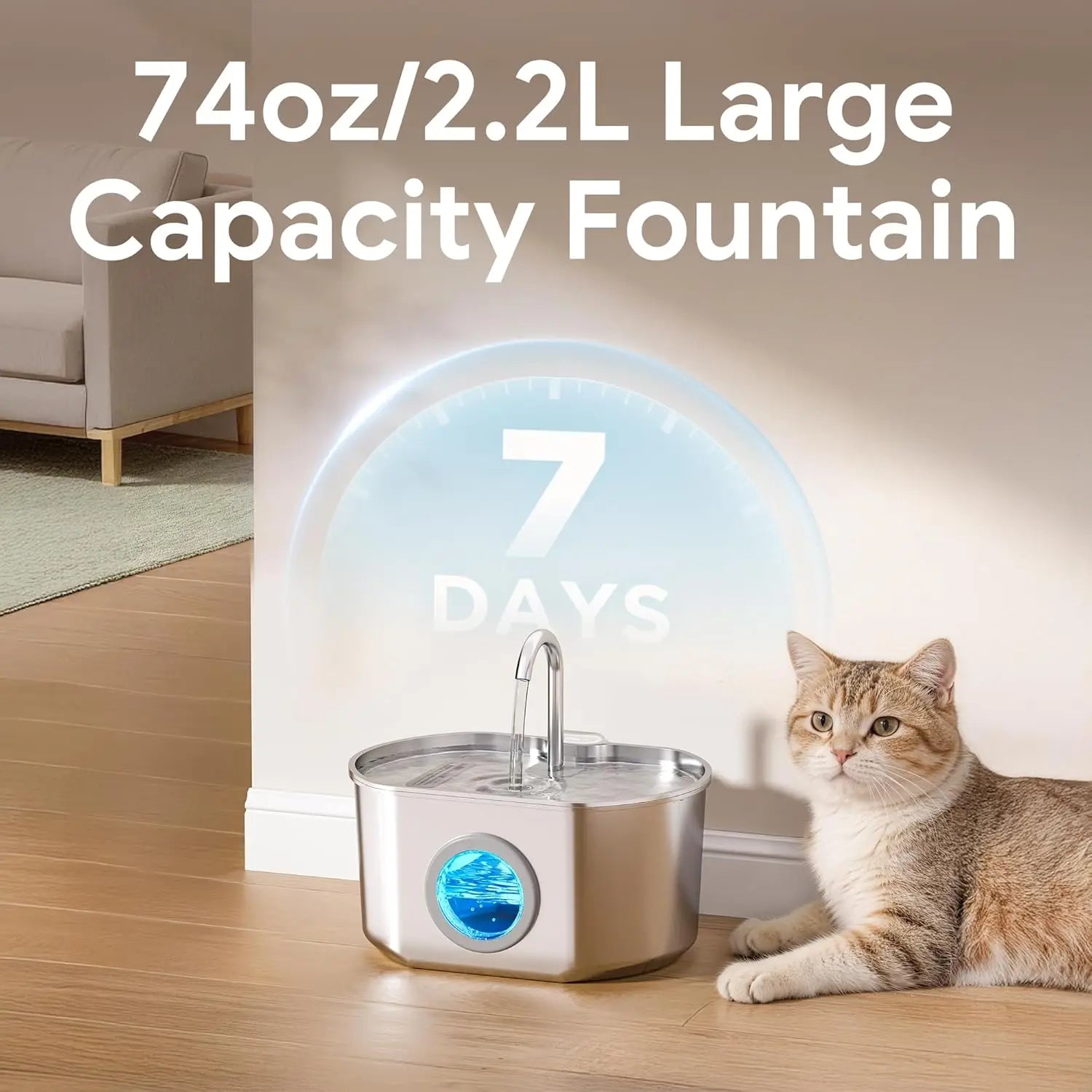 Pet Water Fountain Stainless Steel