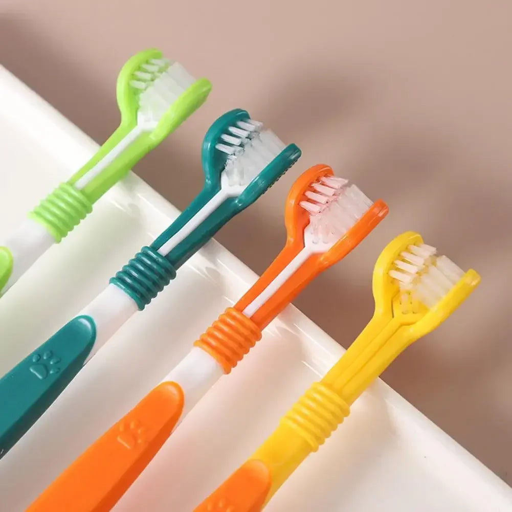 Three Sided Pet Toothbrush