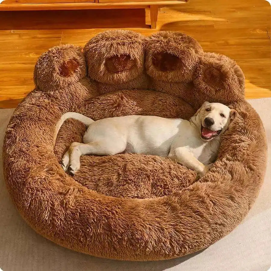 Warm Comfortable Soft Dog Round Bed.