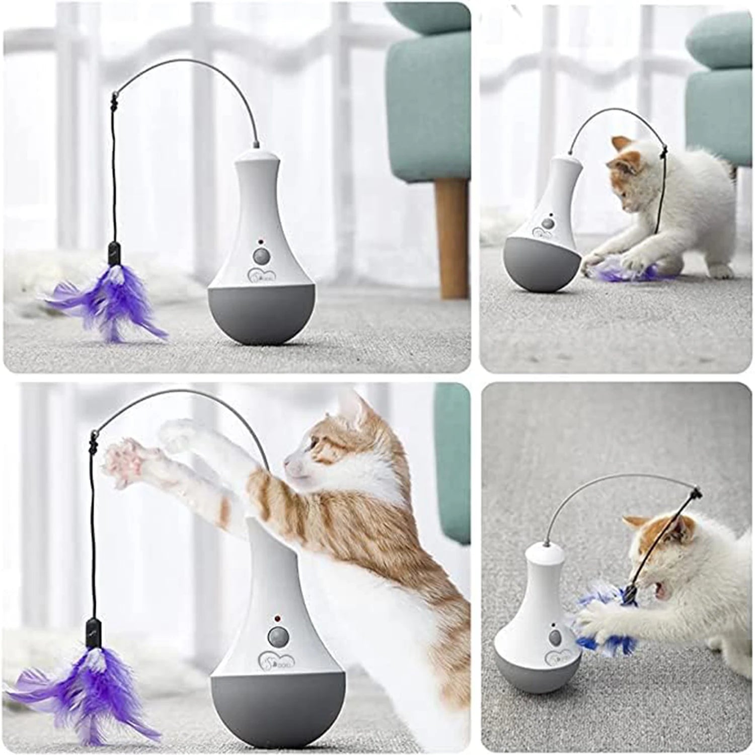 Interactive Toys Funny Feather Kitten