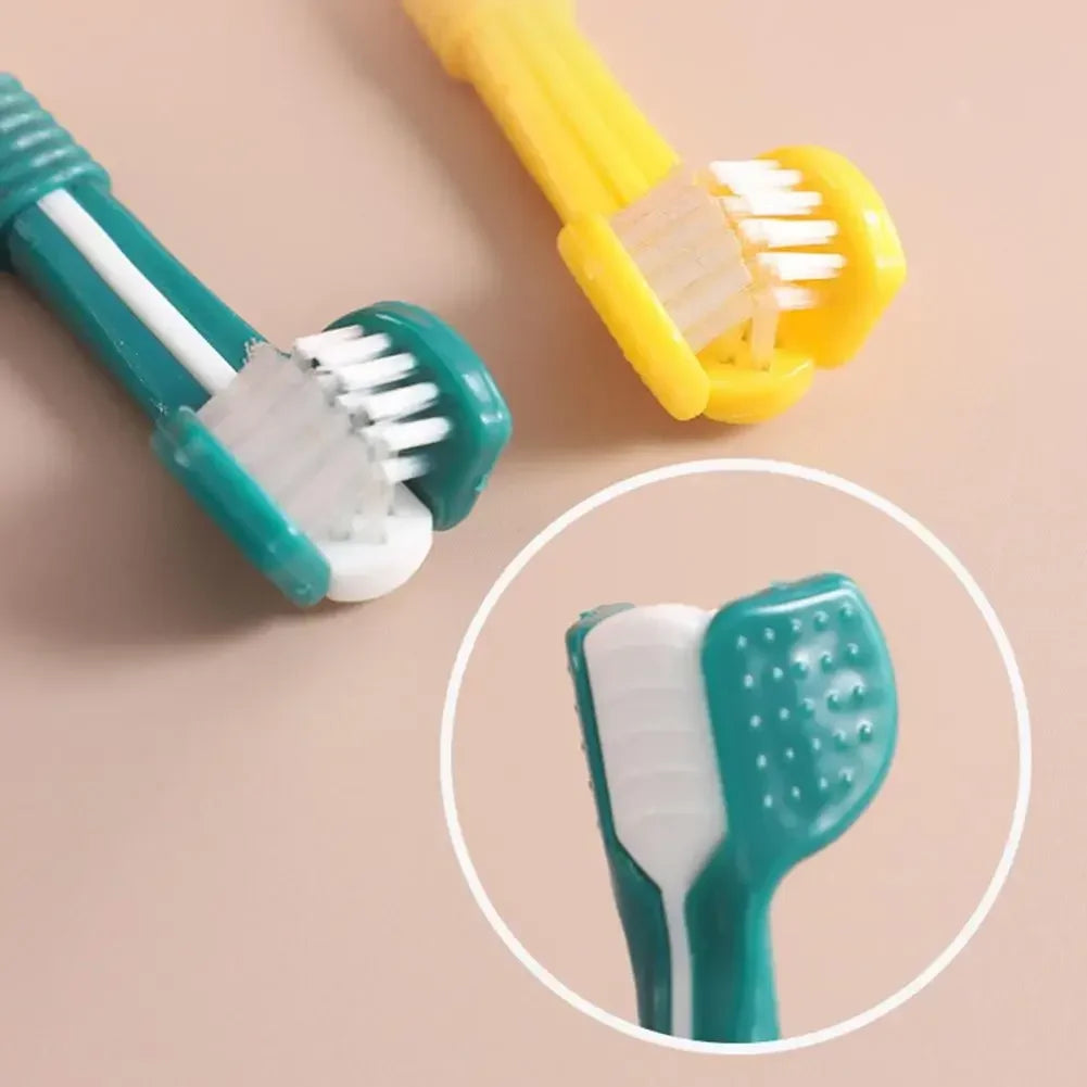 Three Sided Pet Toothbrush