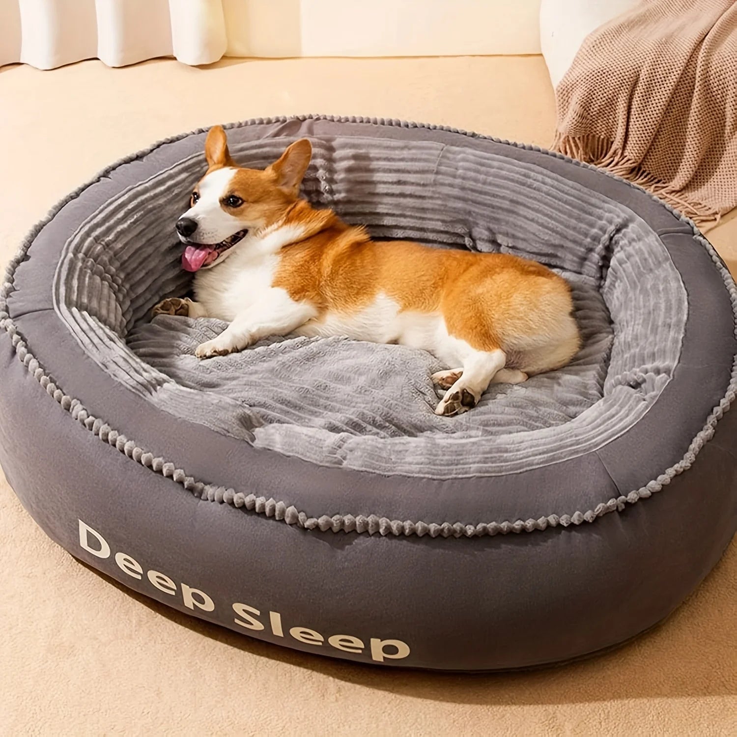 Comfortable Donut Round Bed