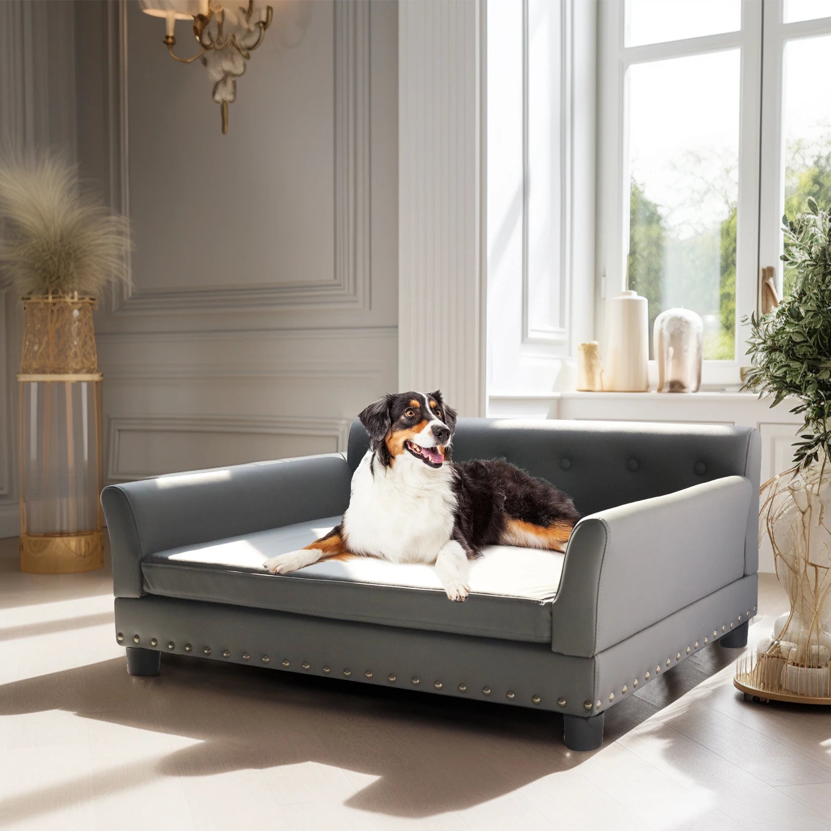 Rectangle Elevated Dog Sofa Bed