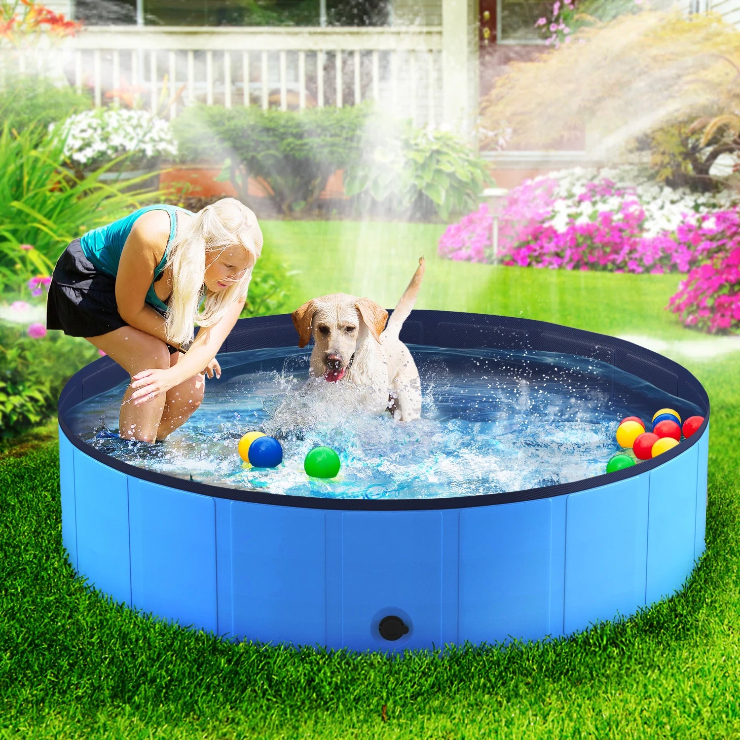 Portable  Plastic Bath Pool Pets