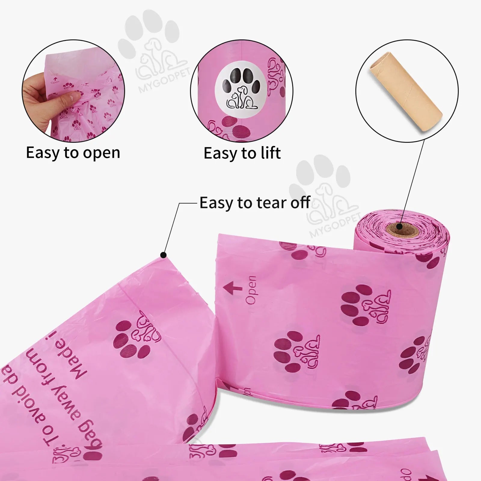Dog Poop Bags Rolls   Dispenser 150 Count